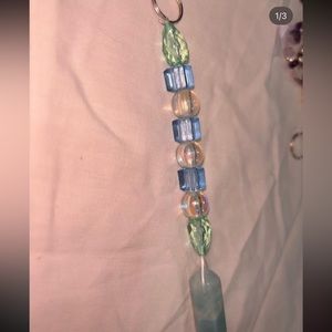 Calcite keychain handmade